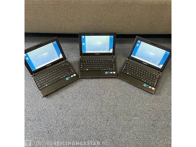3x mini laptop met lader samsung, n145 plus - afbeelding 1 van  6