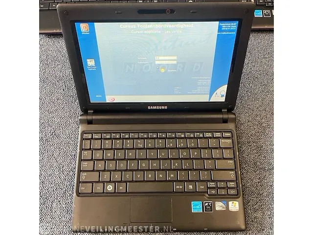 3x mini laptop met lader samsung, n145 plus - afbeelding 2 van  6
