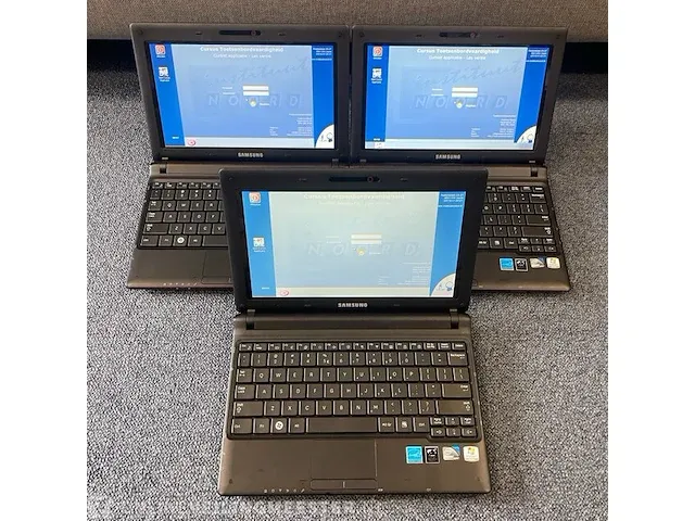 3x mini laptop met lader samsung, n145 plus - afbeelding 5 van  6