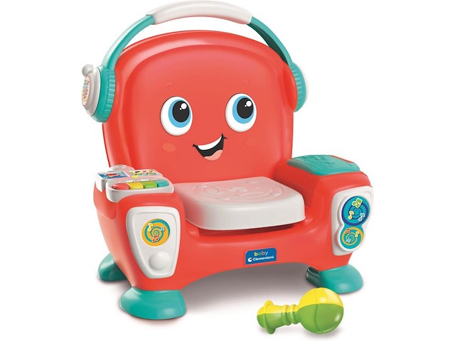 3x music chair kinderstoel clementoni baby - afbeelding 1 van  6