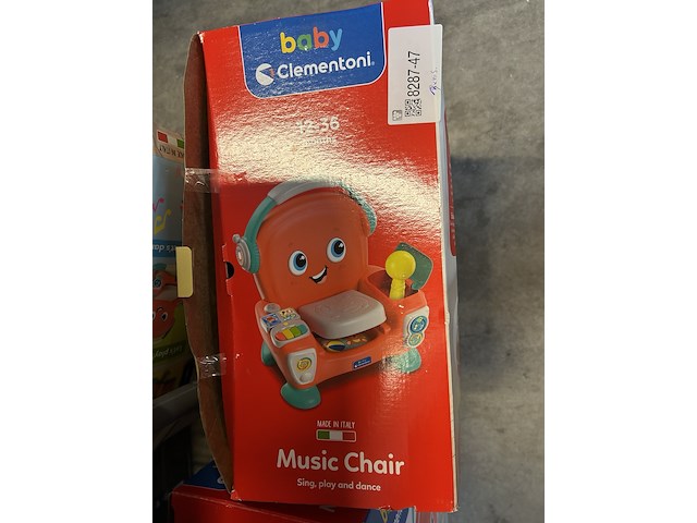 3x music chair kinderstoel clementoni baby - afbeelding 5 van  6
