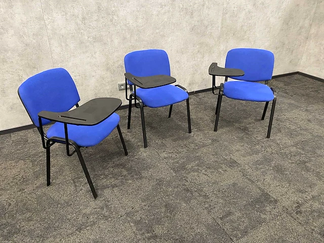 3x nestelbare lessenaarsstoel - afbeelding 3 van  8