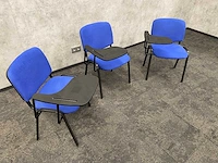 3x nestelbare lessenaarsstoel - afbeelding 4 van  8