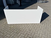 3x ombouw ten behoeve van werktafel, wit - afbeelding 1 van  9