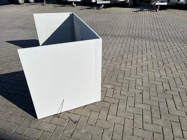 3x ombouw ten behoeve van werktafel, wit - afbeelding 2 van  9