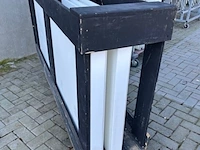 3x ombouw ten behoeve van werktafel, wit - afbeelding 3 van  9