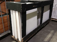 3x ombouw ten behoeve van werktafel, wit - afbeelding 4 van  9