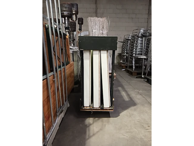 3x ombouw ten behoeve van werktafel, wit - afbeelding 5 van  9