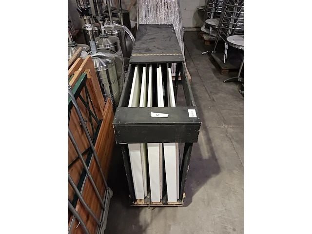 3x ombouw ten behoeve van werktafel, wit - afbeelding 6 van  9