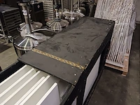 3x ombouw ten behoeve van werktafel, wit - afbeelding 7 van  9