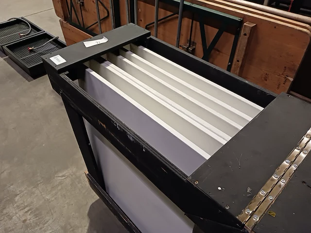 3x ombouw ten behoeve van werktafel, wit - afbeelding 8 van  9