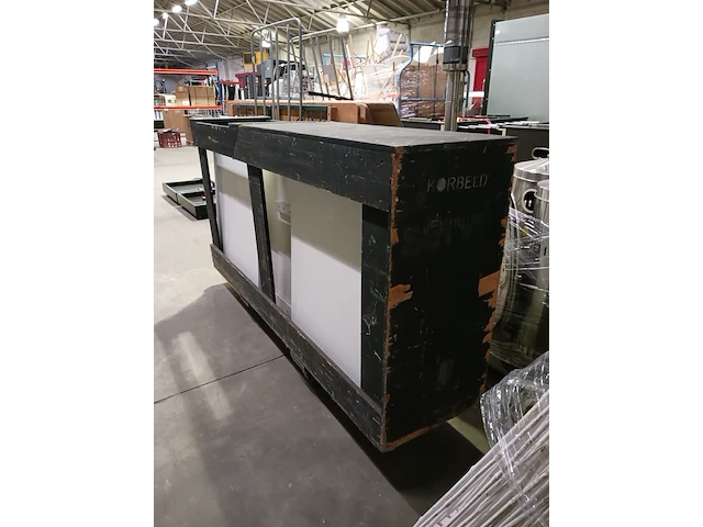 3x ombouw ten behoeve van werktafel, wit - afbeelding 9 van  9