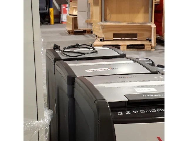 3x papiervernietiger, rexel, optimum autofeed 300x - afbeelding 3 van  12