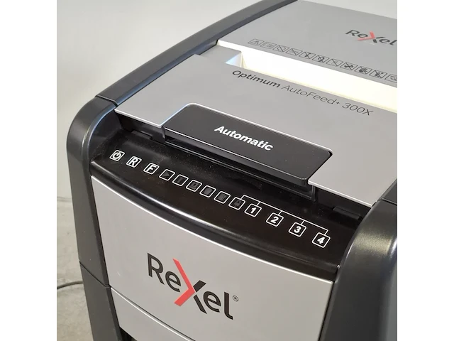3x papiervernietiger, rexel, optimum autofeed 300x - afbeelding 7 van  12