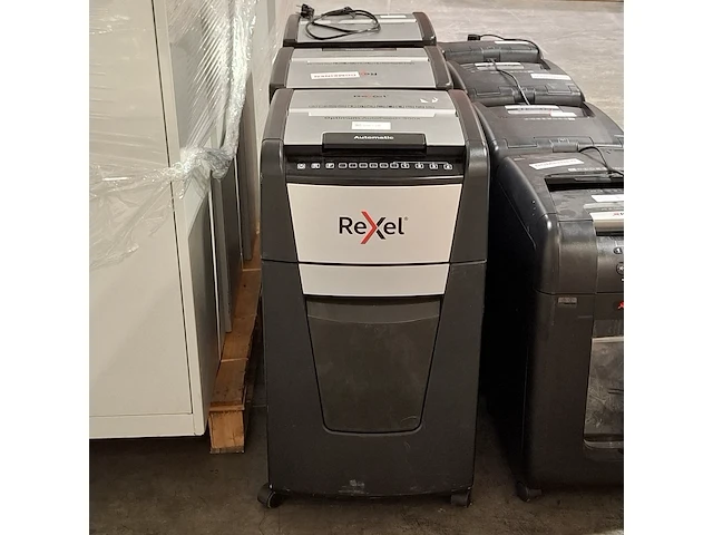 3x papiervernietiger, rexel, optimum autofeed 300x - afbeelding 12 van  12