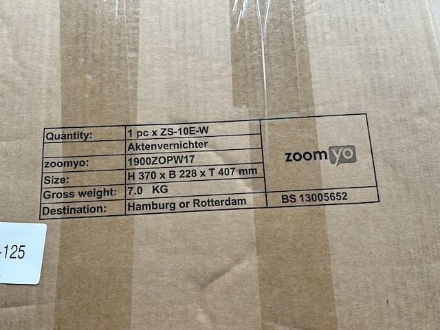 3x papiervernietiger zoomyo - afbeelding 2 van  3