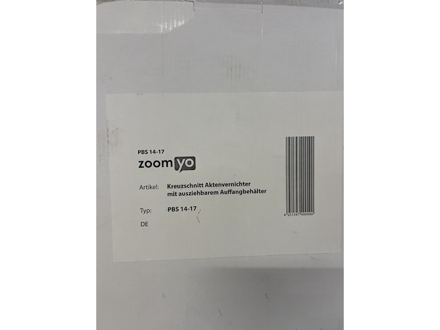 3x papiervernietiger zoomyo - afbeelding 2 van  3