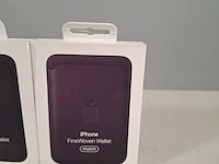 3x pasjeshouder, apple, finewoven wallet iphone - afbeelding 4 van  8