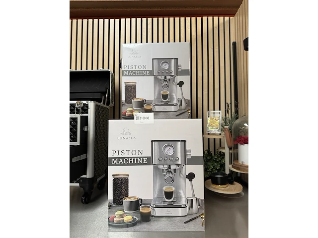 3x pistonmachine, espressomachine lunasea - afbeelding 1 van  3
