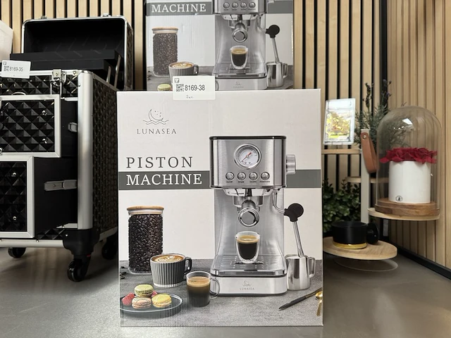 3x pistonmachine, espressomachine lunasea - afbeelding 2 van  3