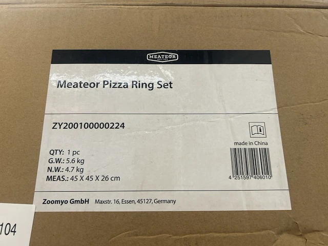 3x pizza ring set meateor - afbeelding 3 van  4