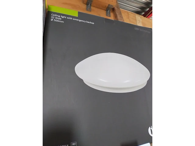 3x plafonniere met emergeny back up koopman interlight, il-clse500ek4, wit - afbeelding 1 van  2