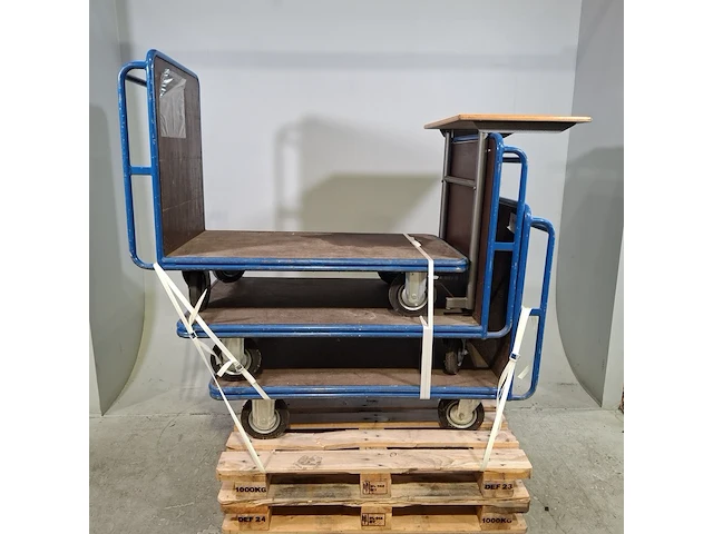 3x platformwagen - afbeelding 1 van  8