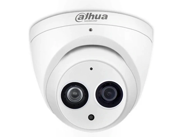 3x professionele dome-camera, dahua, ipc-hdw4631c-a, 6mp, ip, poe, ip67, wit - afbeelding 1 van  1