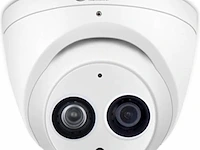 3x professionele dome-camera, dahua, ipc-hdw4631c-a, 6mp, ip, poe, ip67, wit - afbeelding 1 van  1