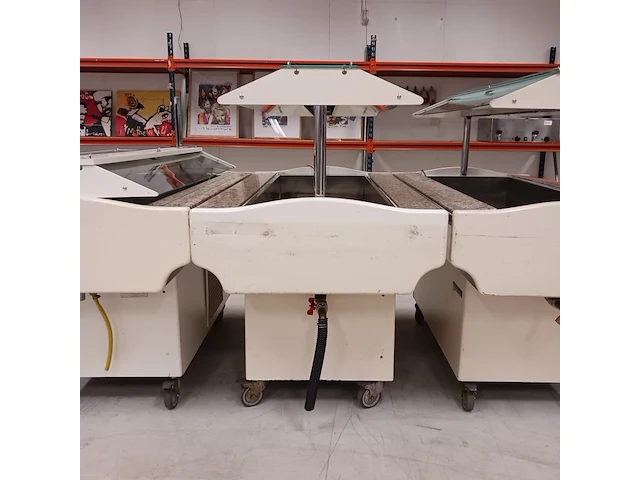 3x professionele saladettes, wit - afbeelding 10 van  17