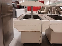 3x professionele saladettes, wit - afbeelding 6 van  17