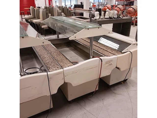3x professionele saladettes, wit - afbeelding 7 van  17