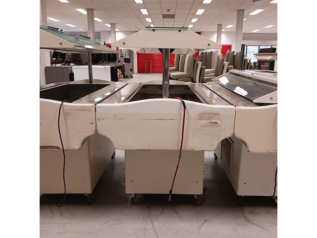 3x professionele saladettes, wit - afbeelding 8 van  17