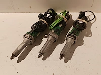 3x rechte slijper, hitachi, gp3v - afbeelding 1 van  23