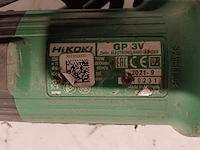 3x rechte slijper, hitachi, gp3v - afbeelding 16 van  23