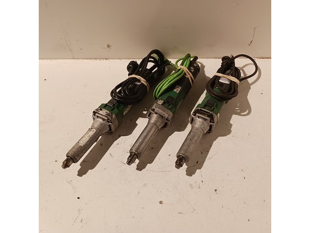 3x rechte slijper hitachi, gp3v - afbeelding 1 van  23