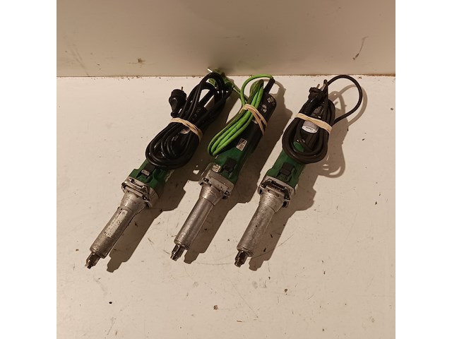 3x rechte slijper hitachi, gp3v - afbeelding 12 van  23