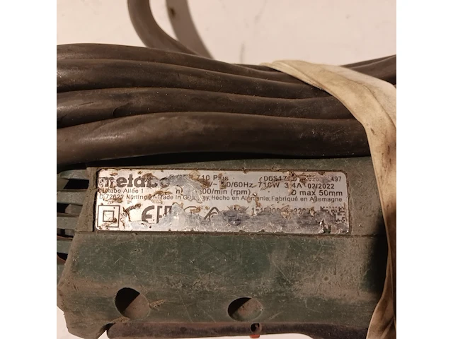 3x rechte slijper, metabo, gep 710 plus - afbeelding 10 van  18