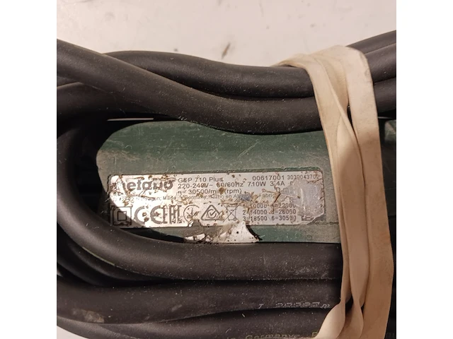 3x rechte slijper, metabo, gep 710 plus - afbeelding 4 van  18