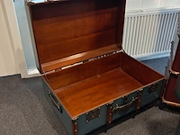 3x reiskoffers authentic models, groen & bruin - afbeelding 5 van  15
