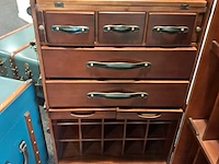 3x reiskoffers authentic models, groen & bruin - afbeelding 12 van  15