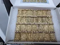 3x replica dominospel met allegorische figuren - afbeelding 2 van  7