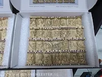 3x replica dominospel met allegorische figuren - afbeelding 6 van  7