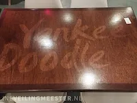 3x restaurant tafel met 12x kuipstoel - afbeelding 4 van  6