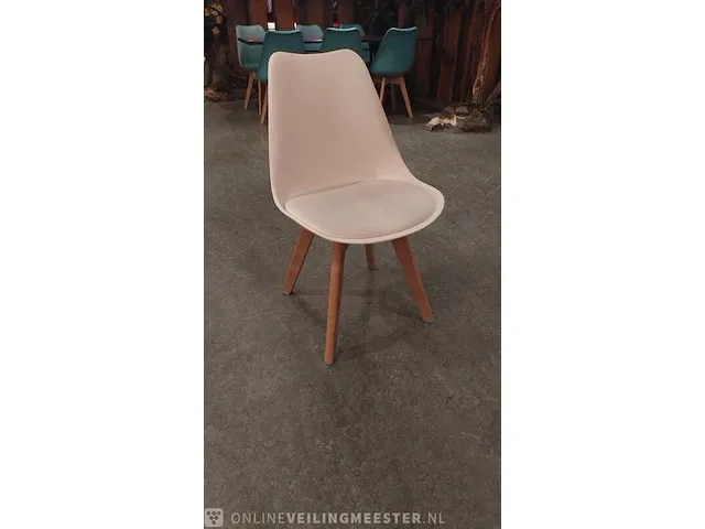 3x restaurant tafel met 12x kuipstoel - afbeelding 6 van  6