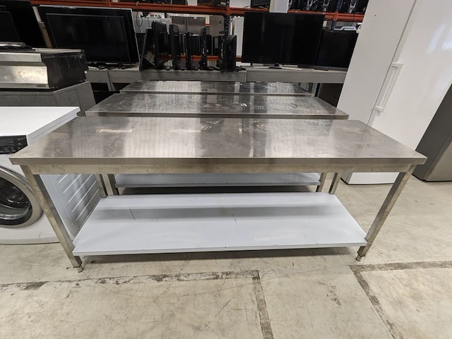 3x rvs werktafel hcb - afbeelding 4 van  8
