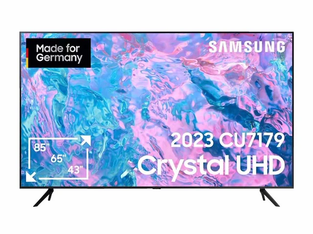 3x samsung - gu65cu7179u led-tv (65 inch / 163 cm, uhd 4k, smart tv, tizen) - televisie - afbeelding 1 van  8