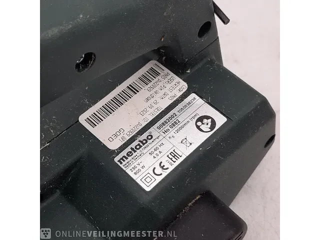 3x schaafmachine metabo, o.a. ho 0882 - afbeelding 9 van  12
