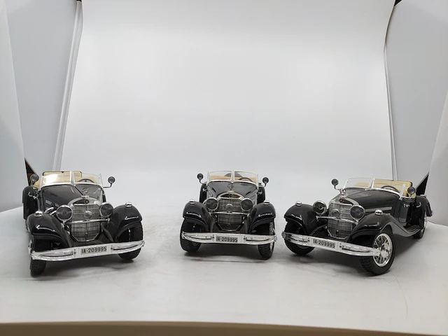 3x schaalmodel mercedes benz - afbeelding 1 van  10