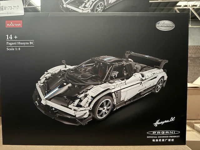 3x schaalmodel pagani huayra bc scale 1:8 rastar, pagani - afbeelding 3 van  4